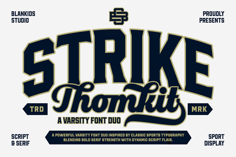 Thomkit Strike Font