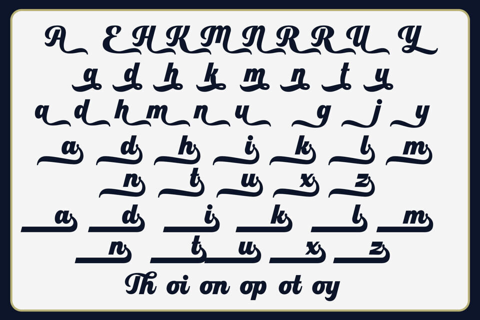Thomkit Strike Font
