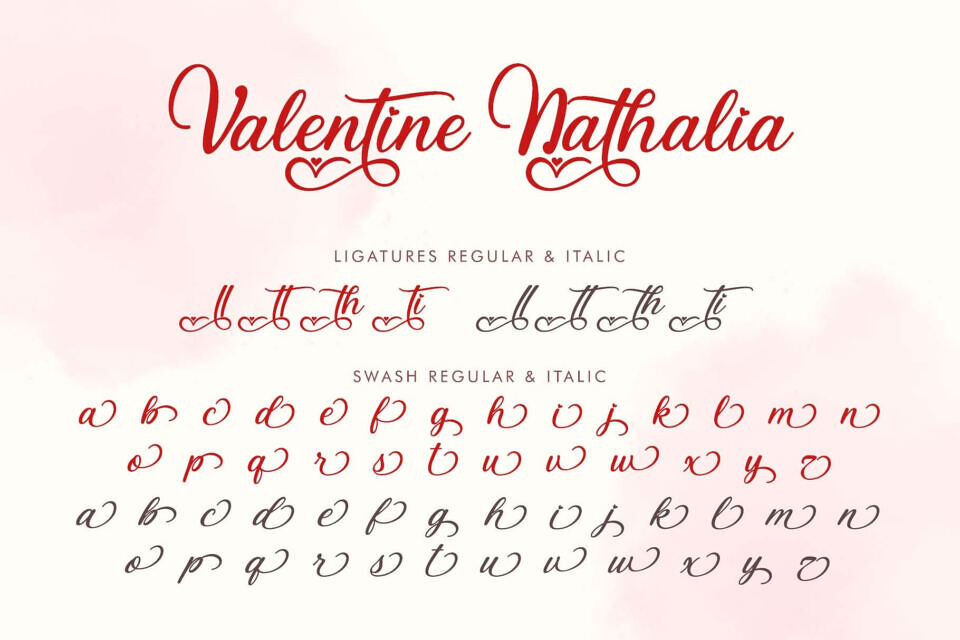 Valentine Nathalia Font