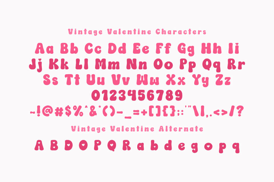 Vintage Valentine Font