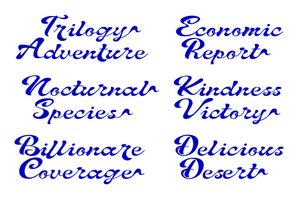 Written Capture Font