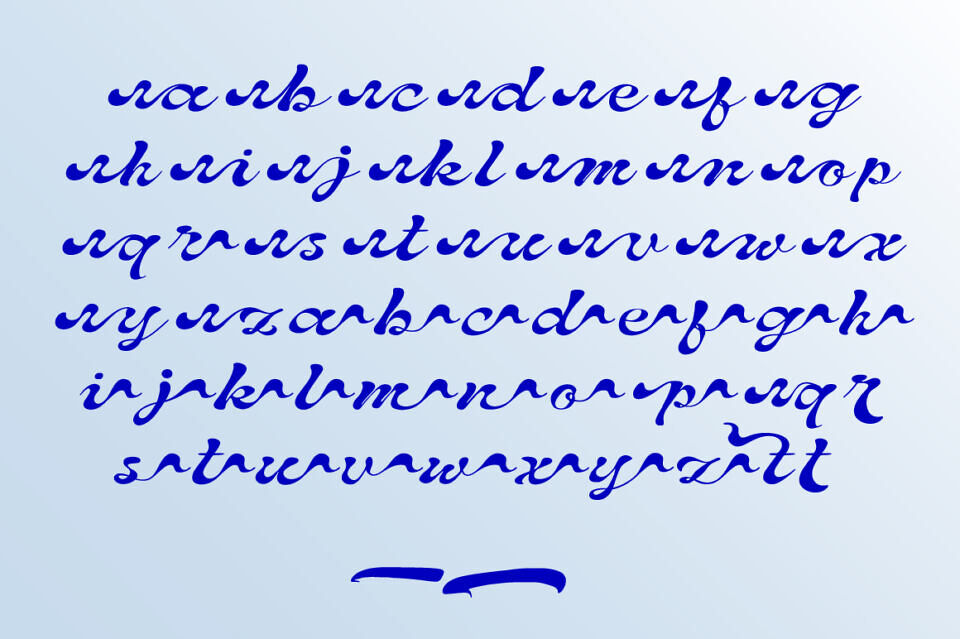 Written Capture Font