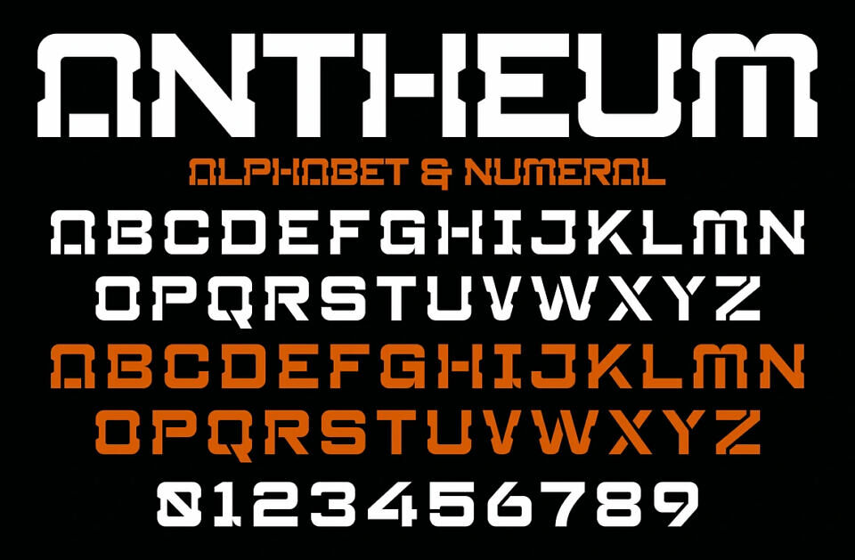 Antheum Font