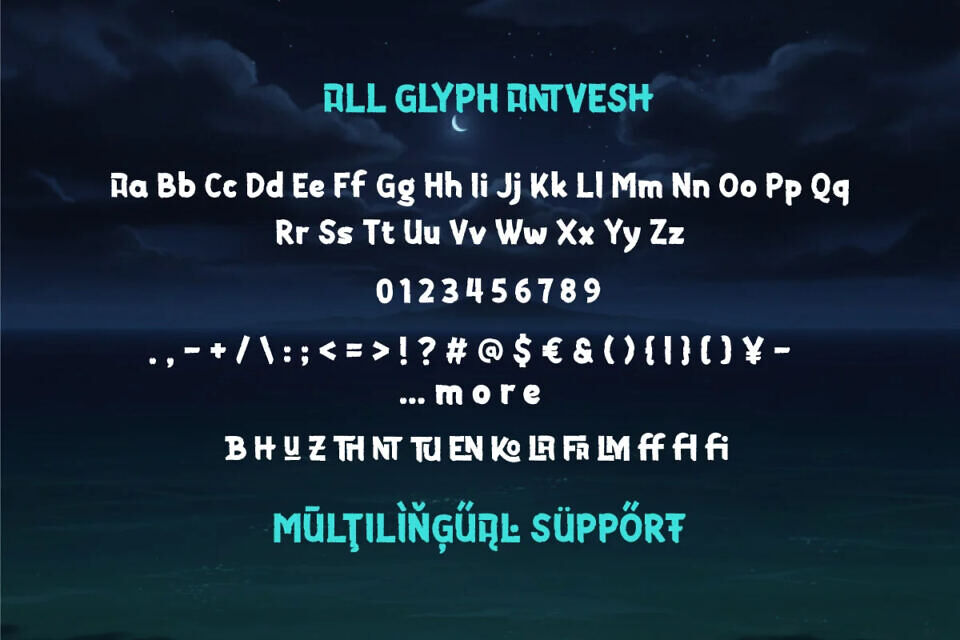 Antvesh Font