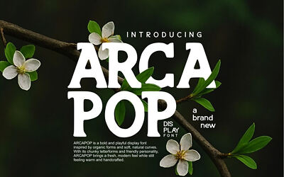 Arcapop Font
