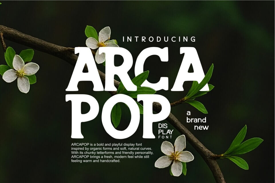 Arcapop Font