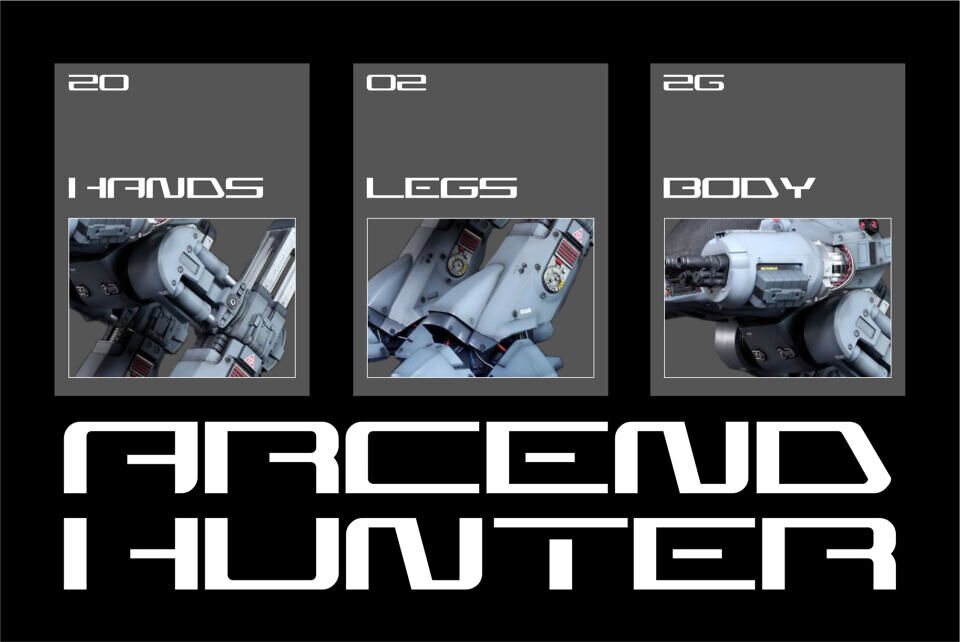 Arcend Font