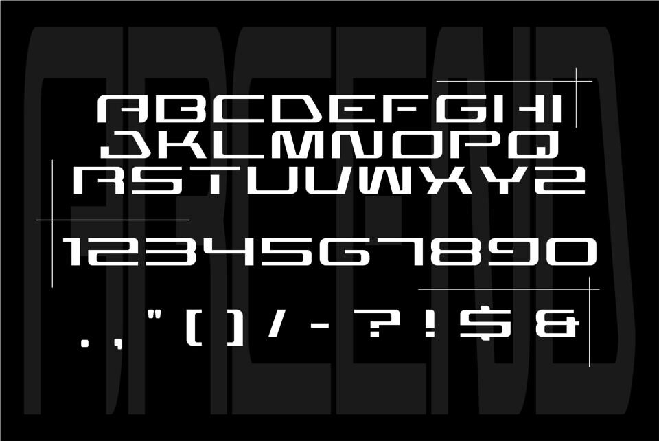 Arcend Font