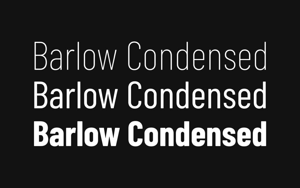 Barlow Condensed Font Family