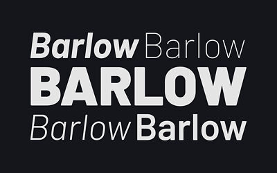 Barlow Font Family