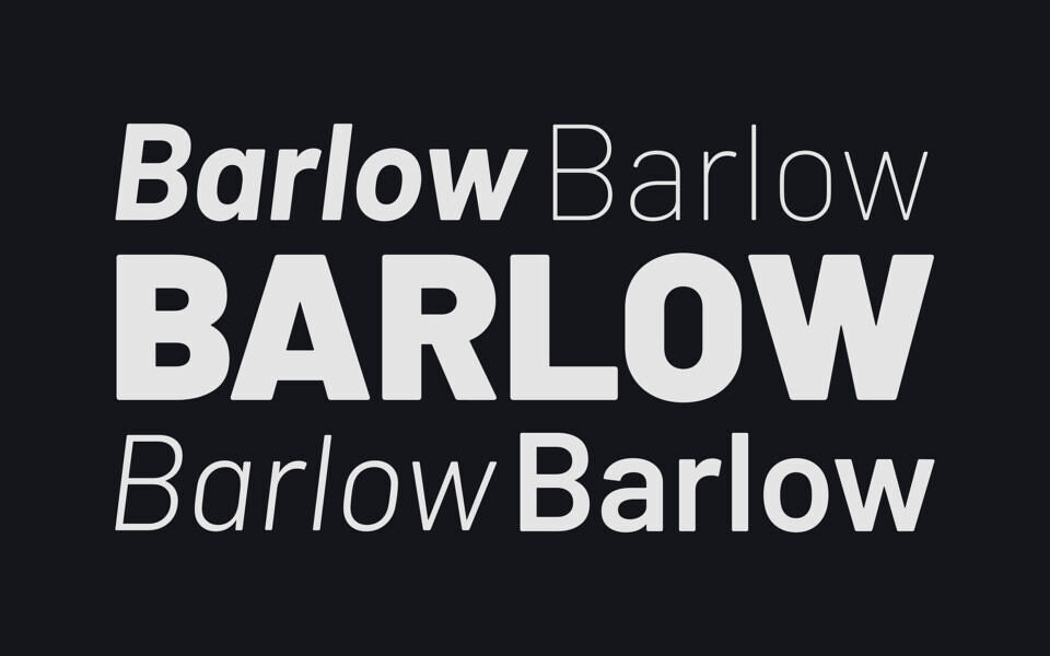 Barlow Font Family