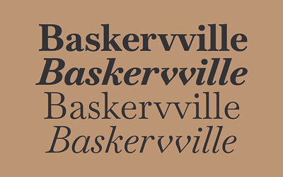 Baskervville Font Family