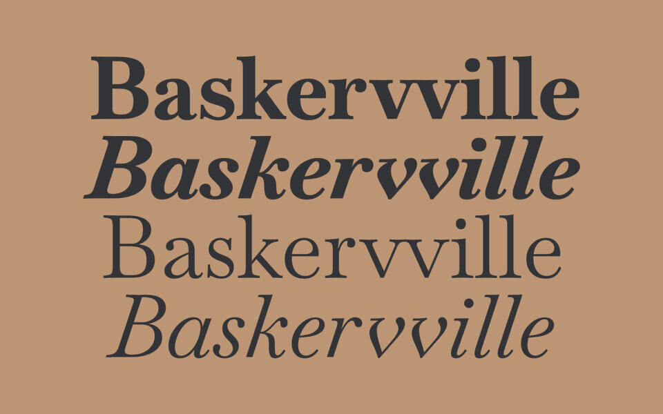 Baskervville Font Family