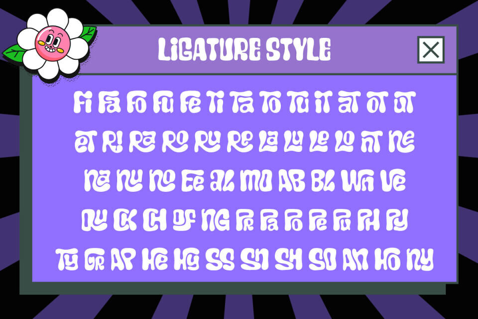 Black Name Font