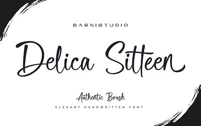Delica Sitteen Font