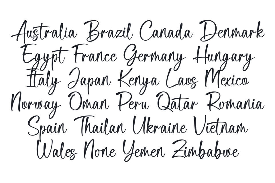Delica Sitteen Font