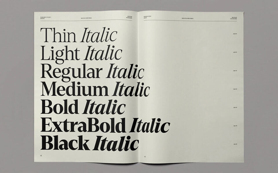 Denton Font Family