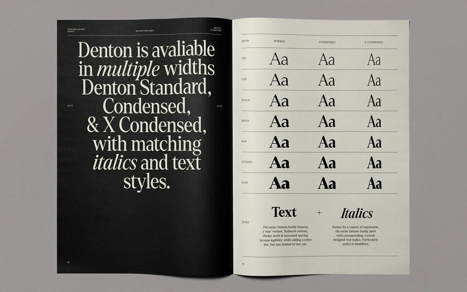 Denton Font Family