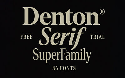 Denton Font Family