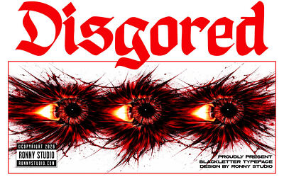 Disgored Font