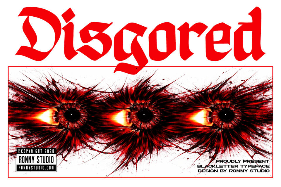 Disgored Font