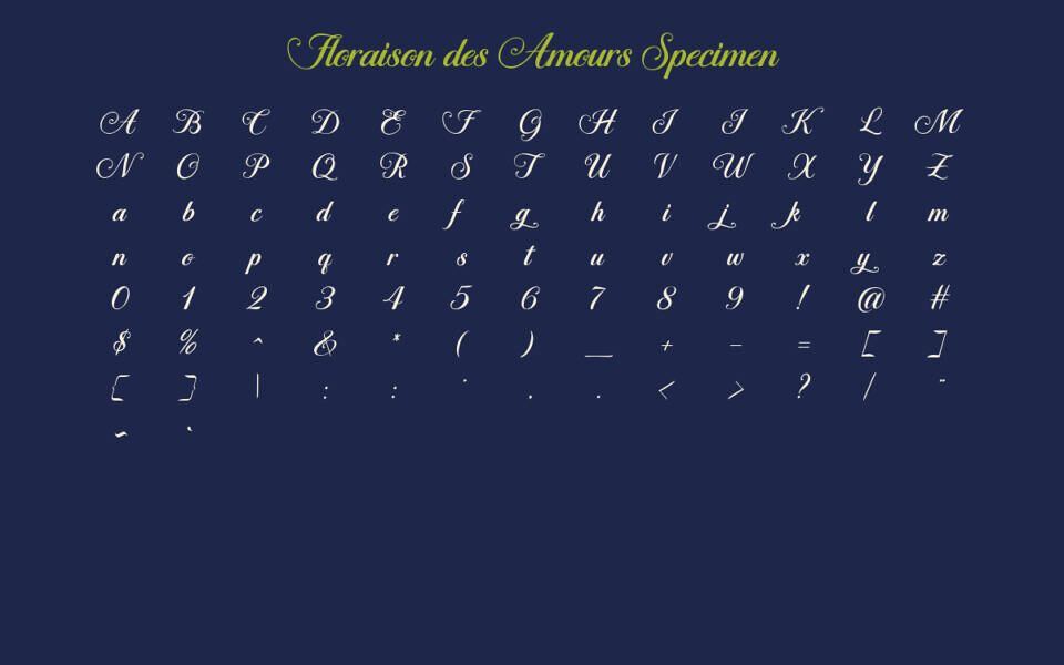 Floraison des Amours Font