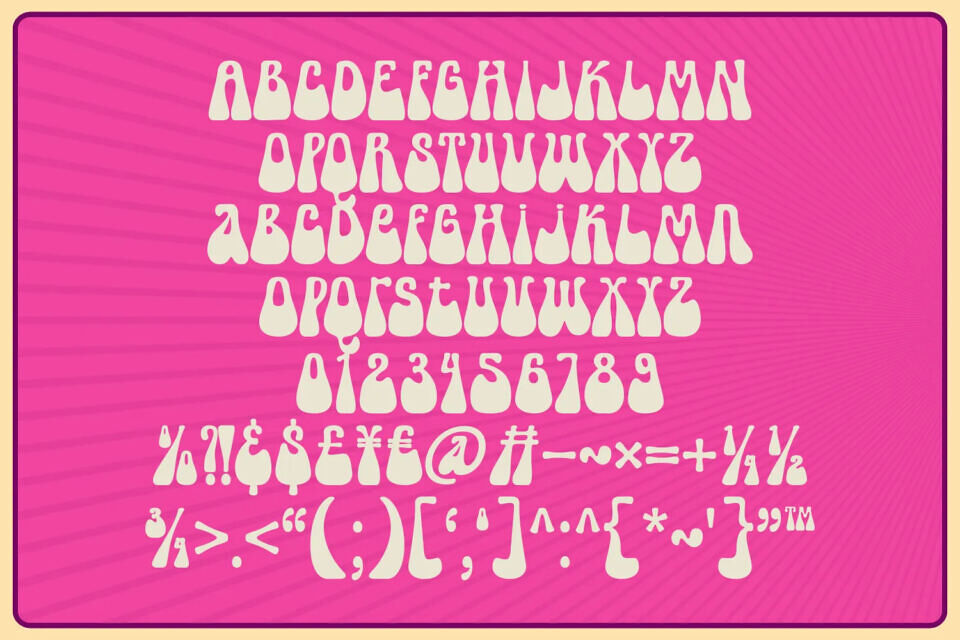 Funky Mirage Font