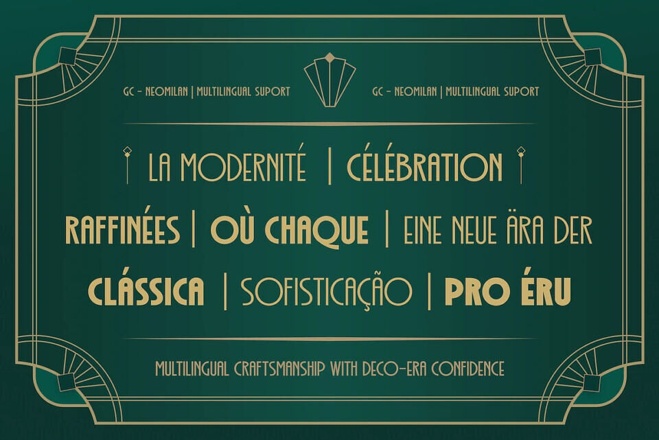 GC Neomilan Font