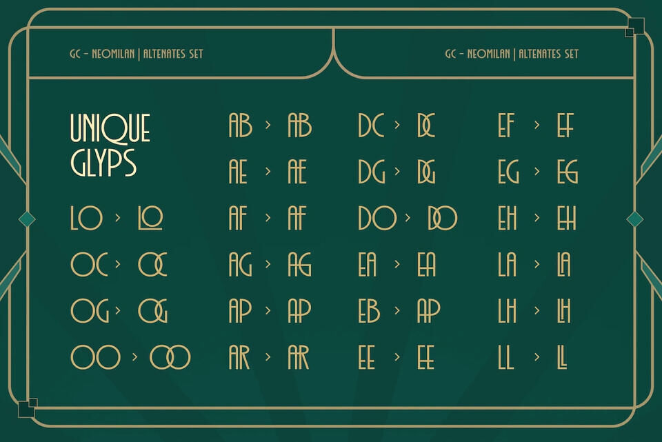 GC Neomilan Font