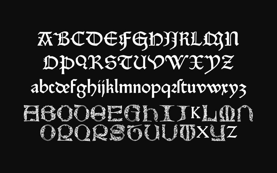 Gotico Antiqua Font