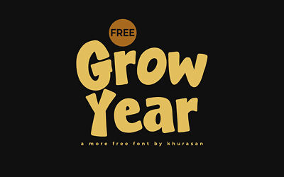 Grow Year Font