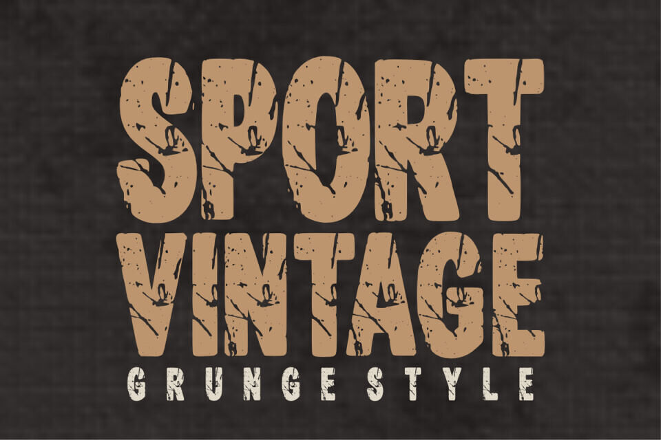 Grunge Display Font