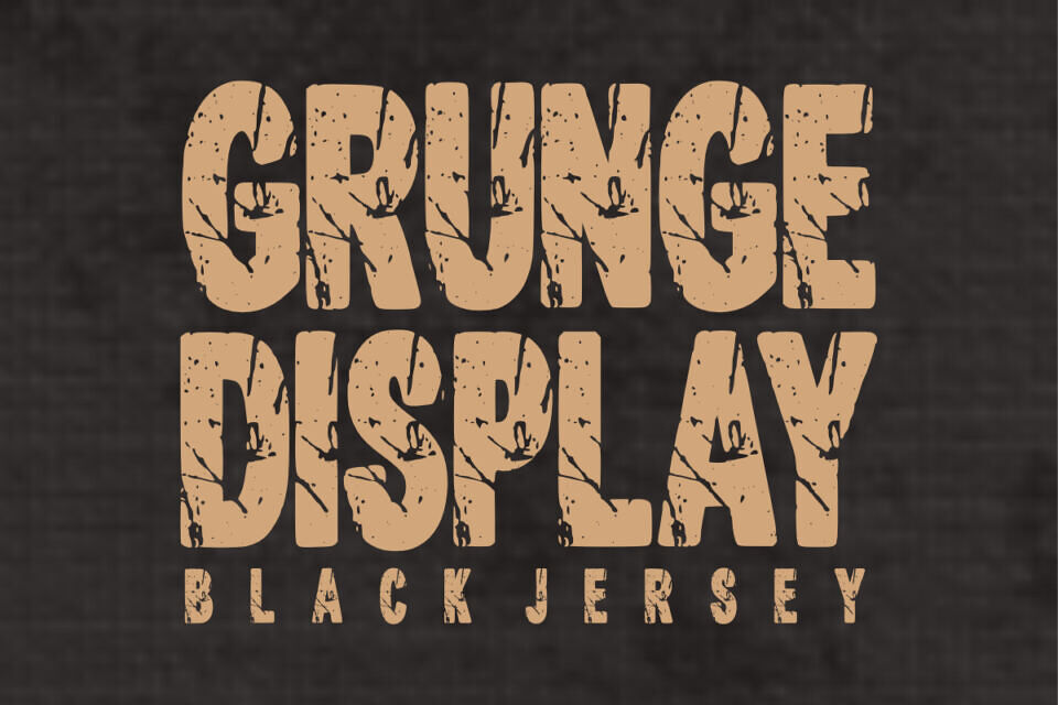 Grunge Display Font