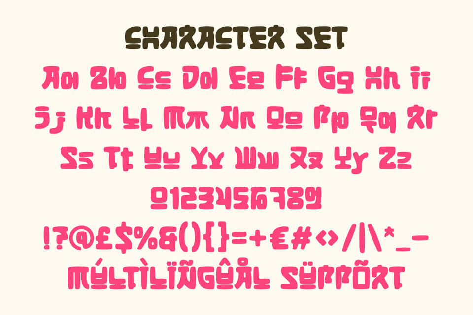 Hangul Street Font
