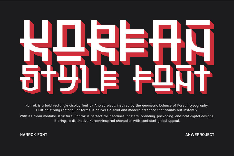 Hanrok Font
