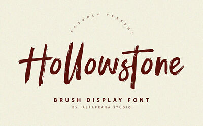 Hollowstone Font