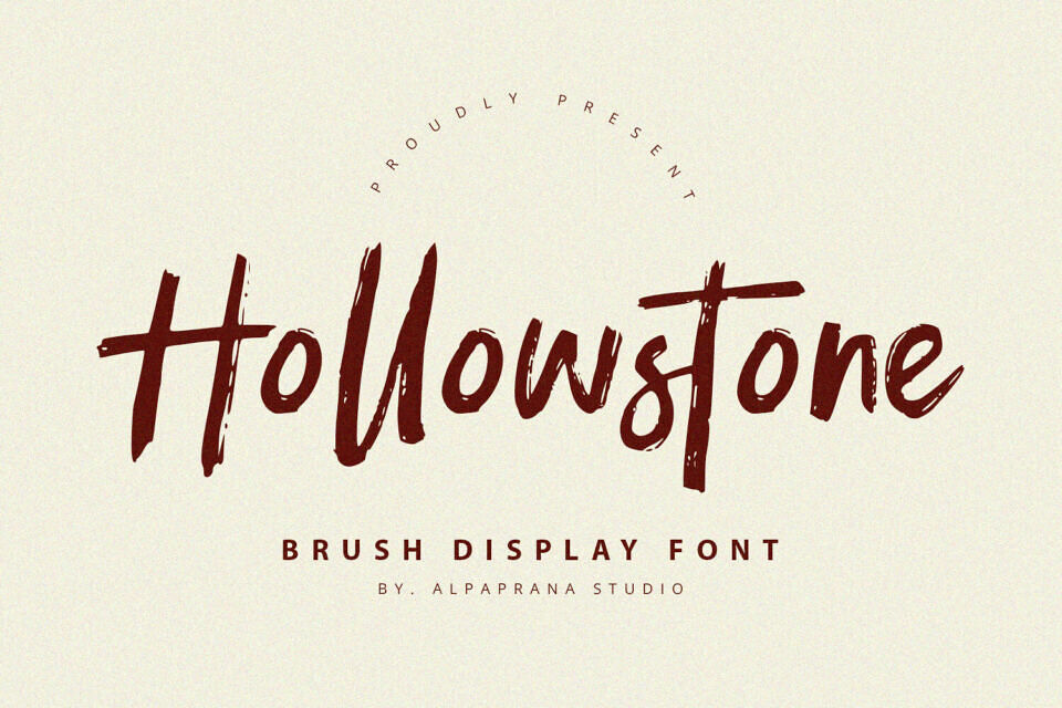 Hollowstone Font