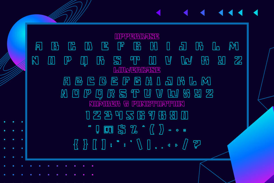 Holo Edge Font