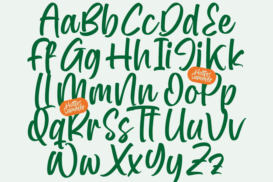 Hottes Summer Font