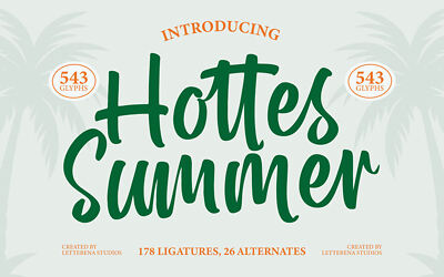 Hottes Summer Font