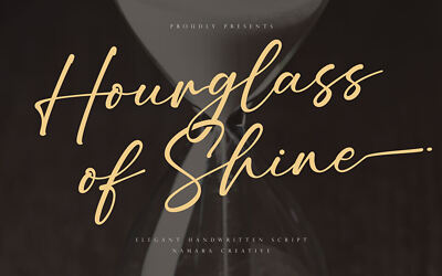 Hourglass Of Shine Font