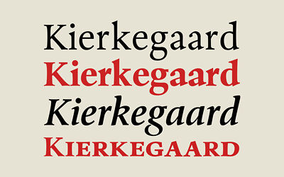 Kierkegaard Font