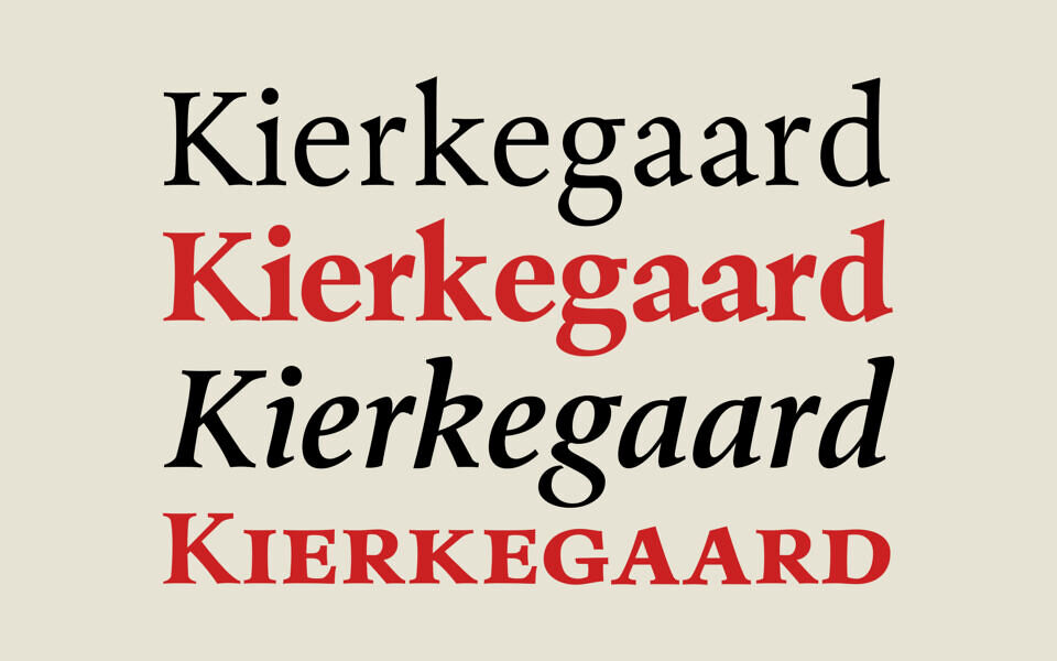 Kierkegaard Font
