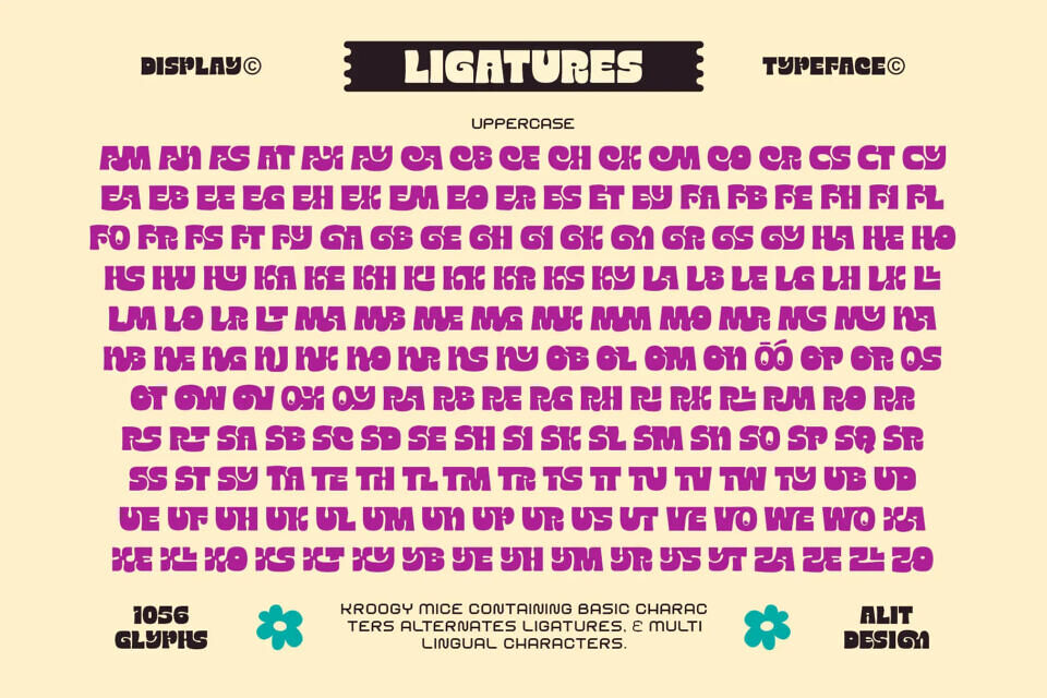 Kroogy Mice Font