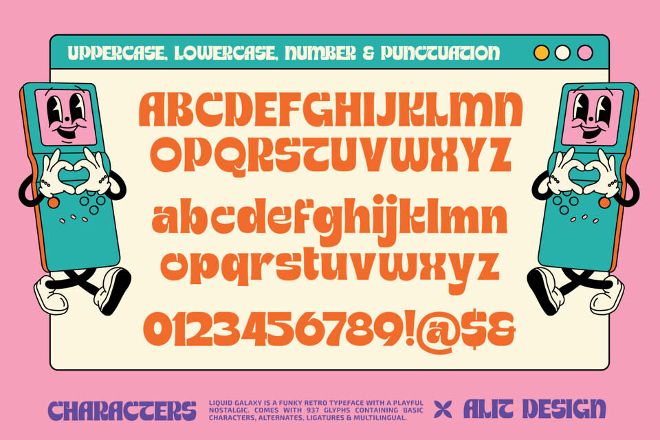Liquid Galaxy Font