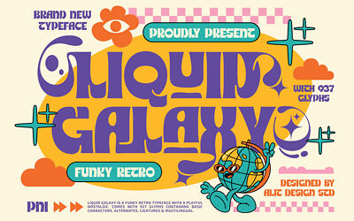 Liquid Galaxy Font
