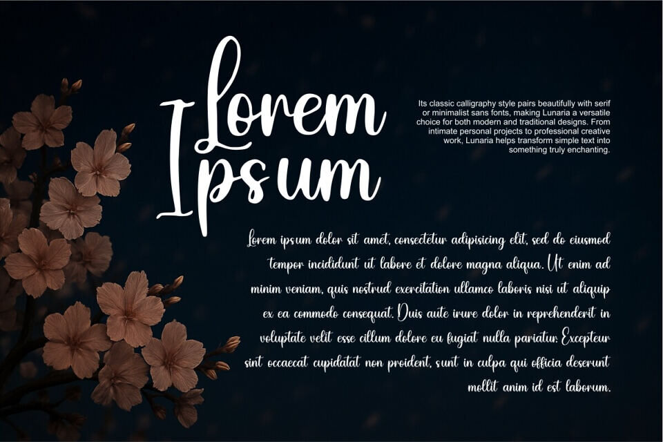 Lunaria Font