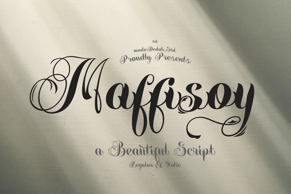 Maffisoy Font