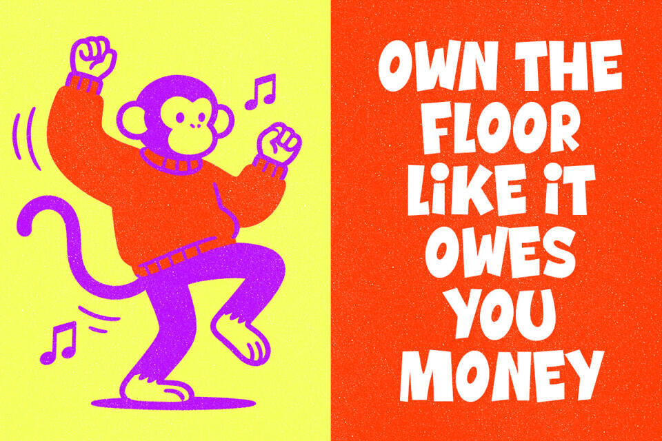 Monkey Dancing Font