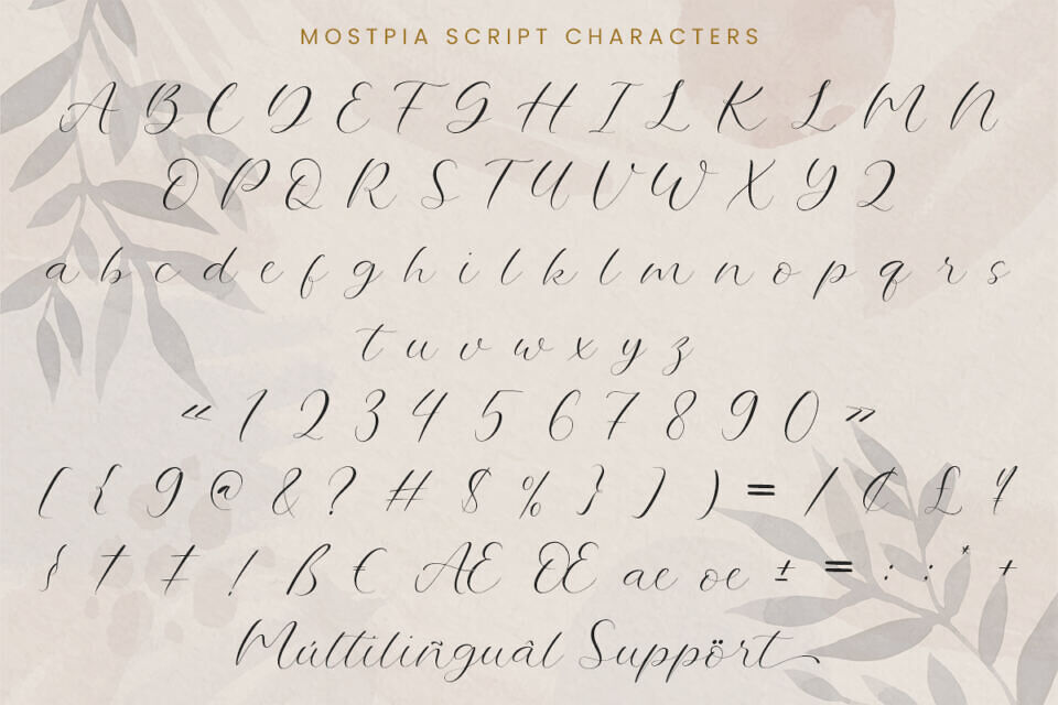Mostpia Font